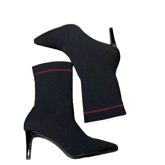 NWT Vince Camuto Black Wine Roreeta Pull On Booties - Picture 7 of 7